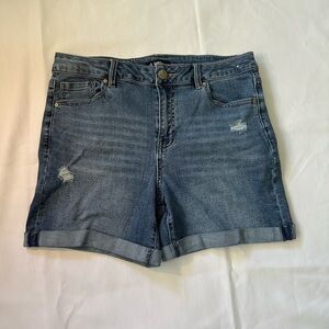 d. jeans Dark Blue Jean Shorts